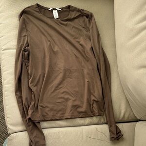 H&M Cocoa Long Sleeve Top